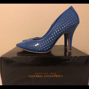 Christian Siriano Perforated Heels